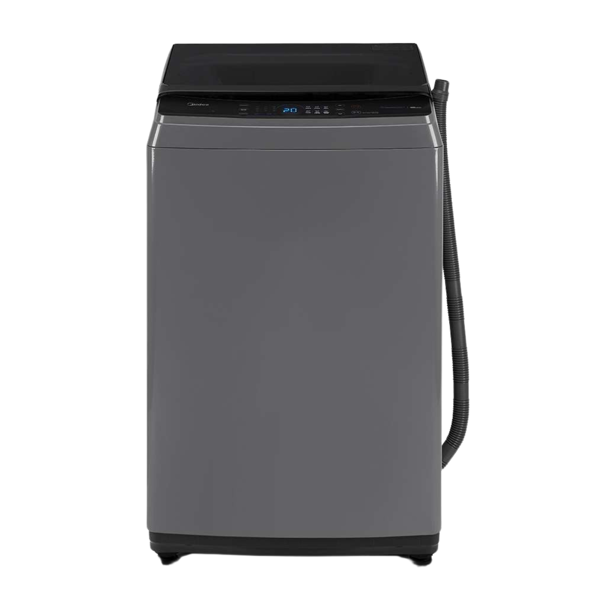 MIDEA MA200W80 WASHING MACHINE 8KG TOP LOADING DARK SILVER